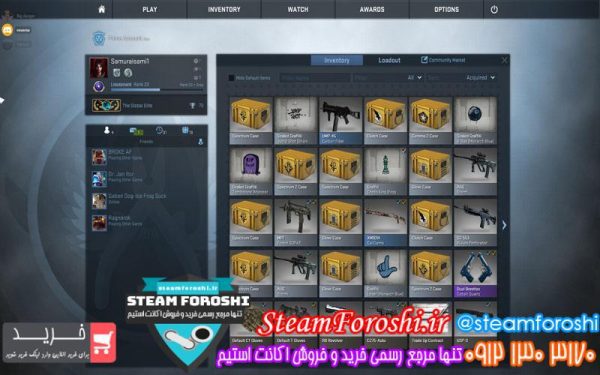 فروش اکانت cs go کد 974