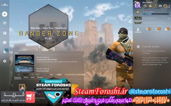 فروش اکانت cs go کد 2703