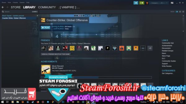 فروش اکانت cs go کد 2985