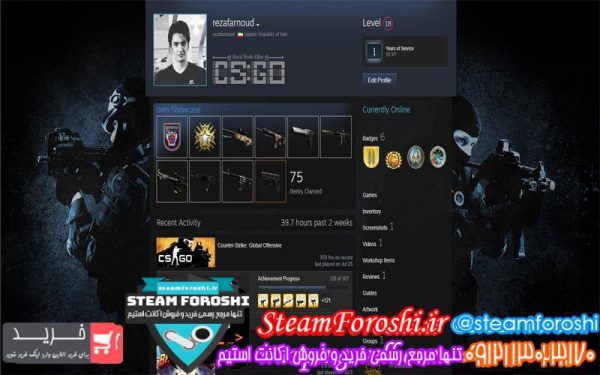 فروش اکانت cs go کد 3065