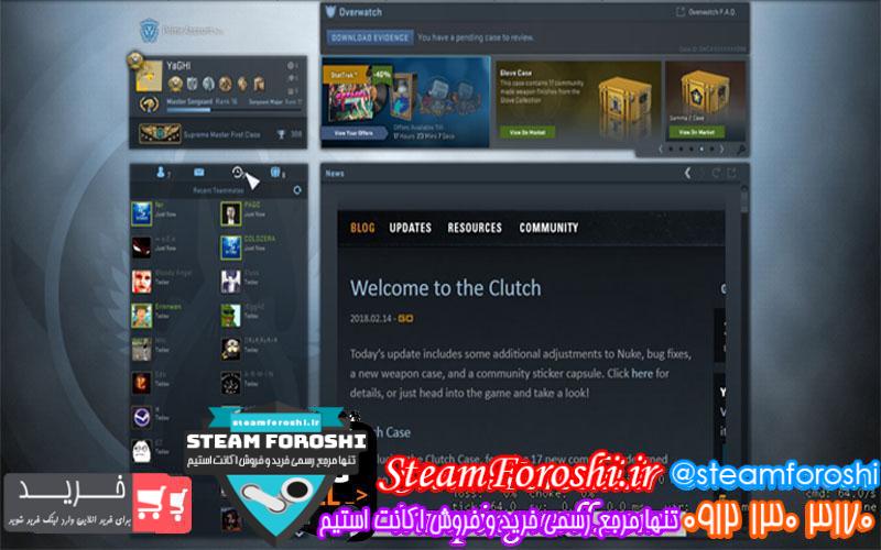 فروش اکانت cs go کد 527