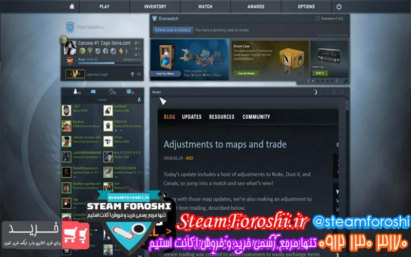 فروش اکانت cs go کد 780