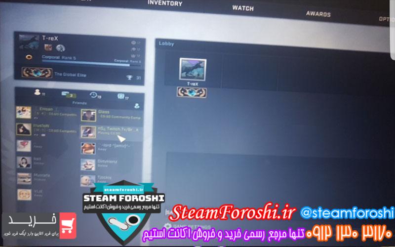 فروش اکانت cs go کد 859