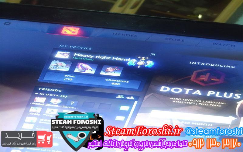 فروش اکانت دوتا ۲ کد 996