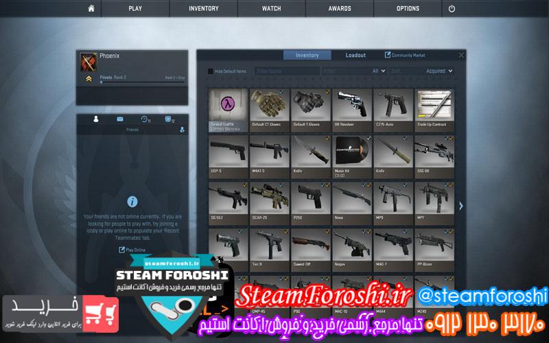 فروش اکانت cs go کد 1003