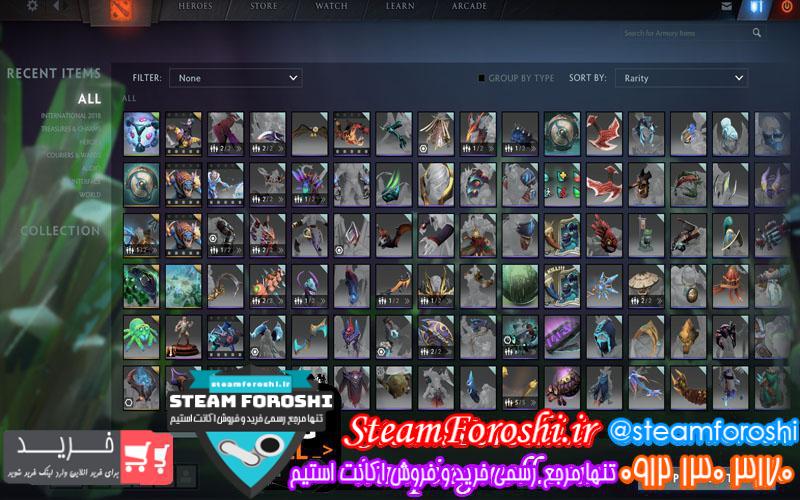 فروش اکانت دوتا ۲ کد 1089