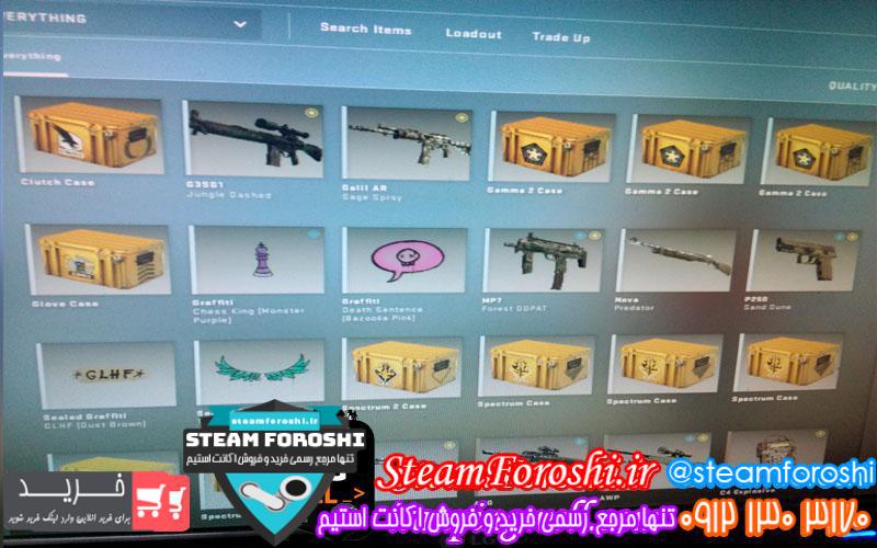 فروش اکانت cs go کد 1122