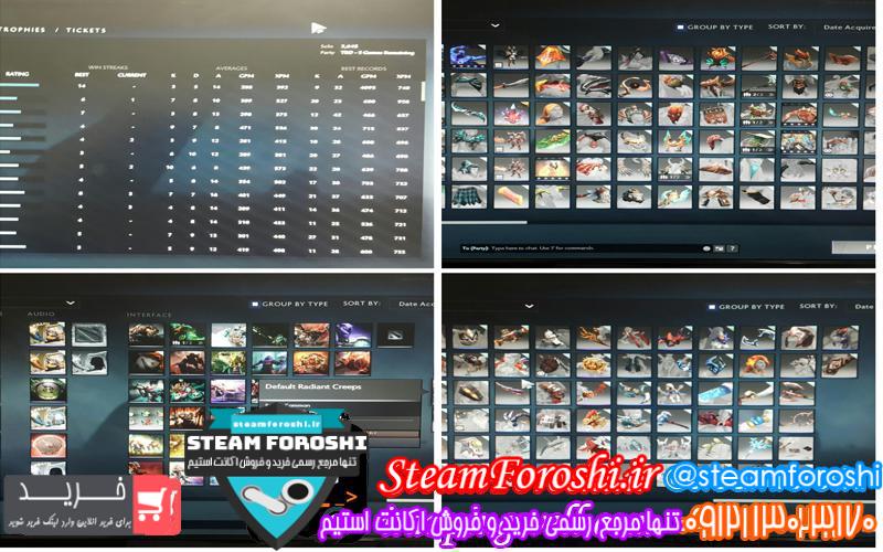 فروش اکانت دوتا ۲ کد 1801