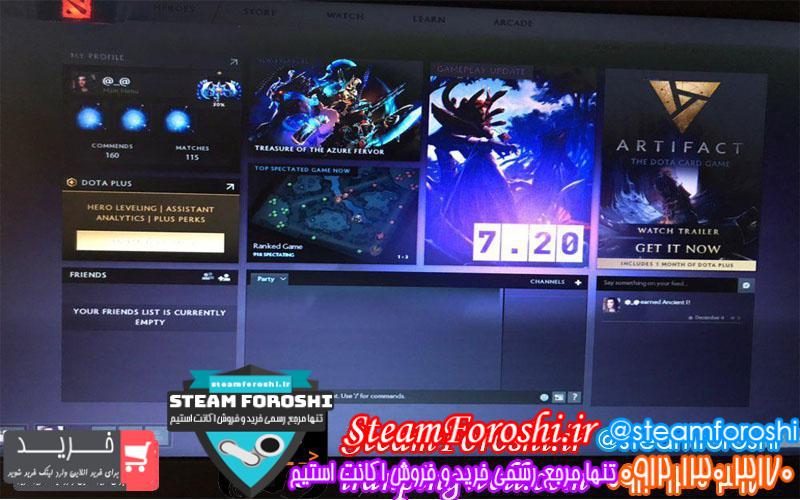 فروش اکانت دوتا ۲ کد 1875