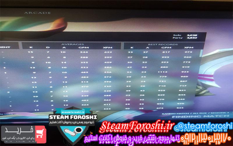 فروش اکانت دوتا ۲ کد 1886