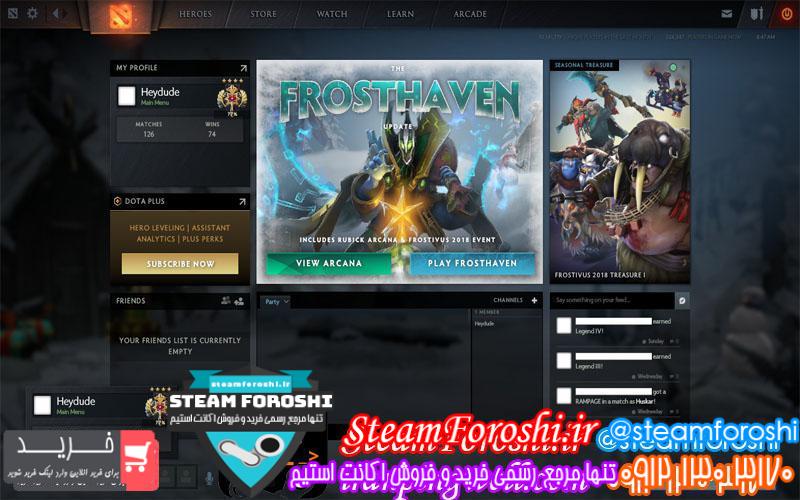 فروش اکانت دوتا ۲ کد 1913