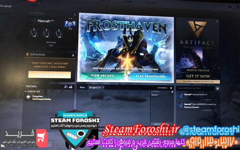 فروش اکانت دوتا ۲ کد ۱۹۲۰