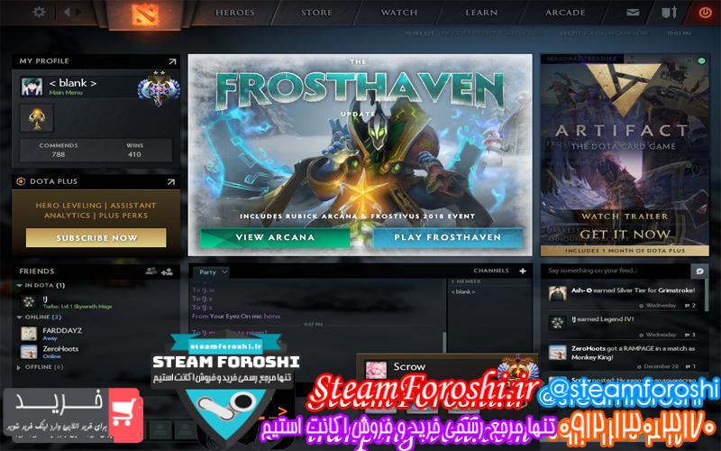 فروش اکانت دوتا ۲ کد 1962