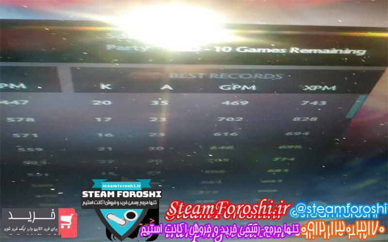 فروش اکانت دوتا ۲ کد 2167