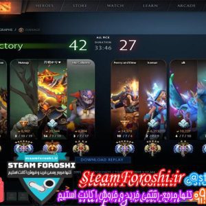 فروش اکانت دوتا ۲ کد 2421