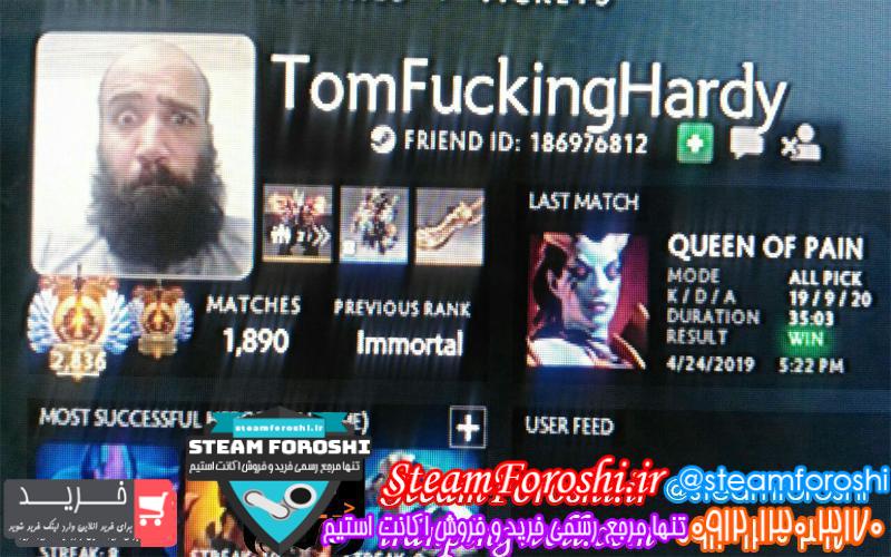 فروش اکانت دوتا ۲ کد 2494