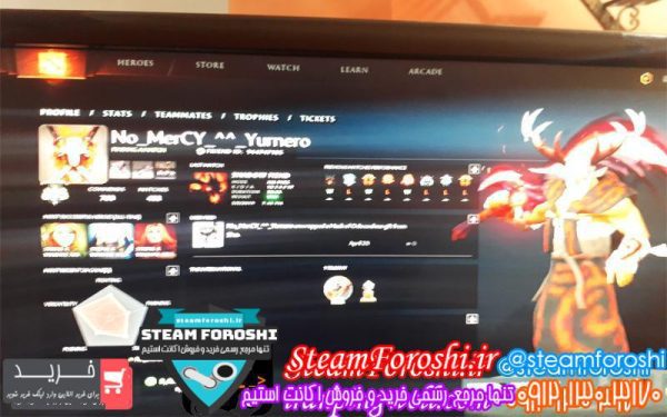 فروش اکانت دوتا ۲ کد 2530