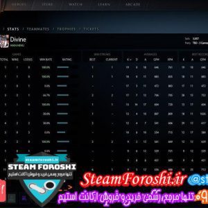 فروش اکانت دوتا ۲ کد 2569