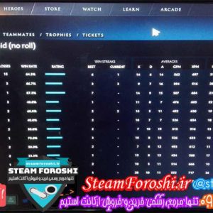 فروش اکانت دوتا ۲ کد 2700