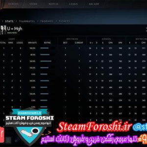 فروش اکانت دوتا ۲ کد 2773