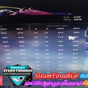 فروش اکانت دوتا ۲ کد 2782