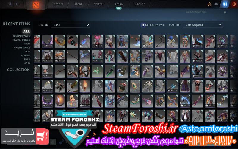 فروش اکانت دوتا ۲ کد 2814