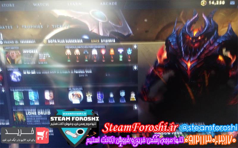 فروش اکانت دوتا ۲ کد 2862