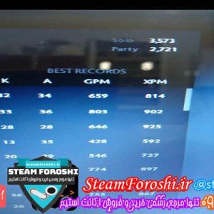 فروش اکانت دوتا ۲ کد 2921