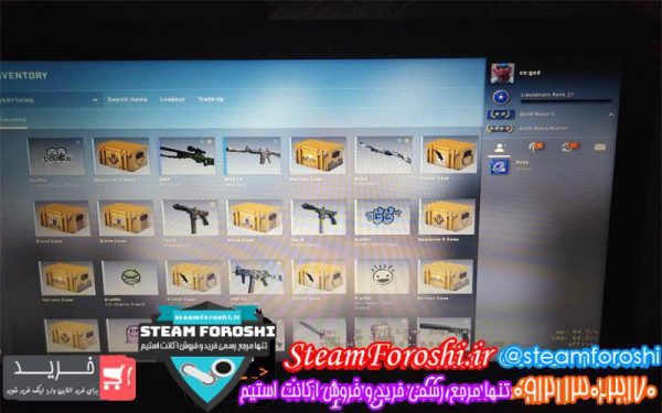 فروش اکانت cs go کد 2953