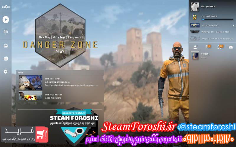 فروش اکانت cs go کد 3146