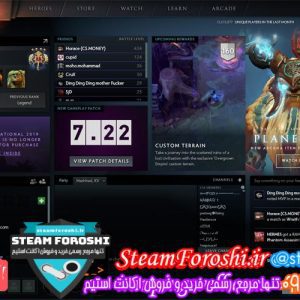 فروش اکانت دوتا ۲ کد 3169