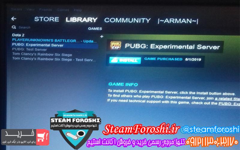 فروش اکانت استیم کد ۳۵۹۲