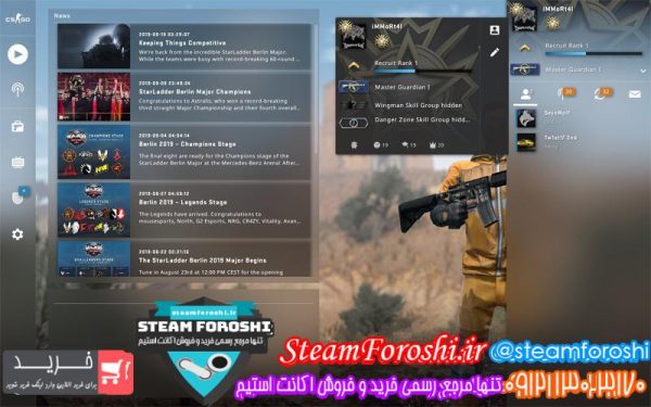 فروش اکانت cs go کد ۳۶۳۶