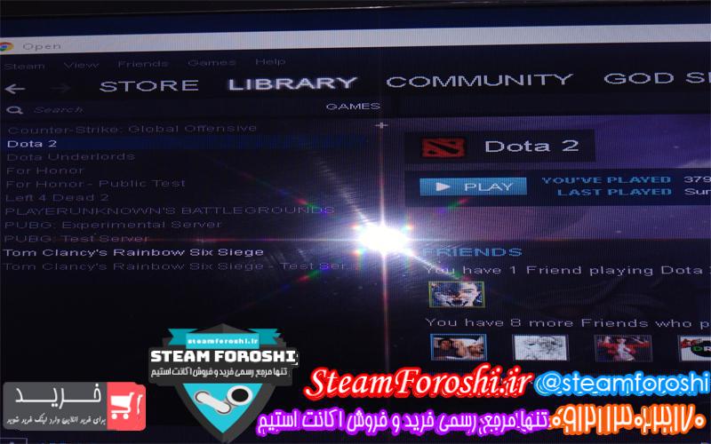 فروش اکانت استیم کد ۳۶۷۲