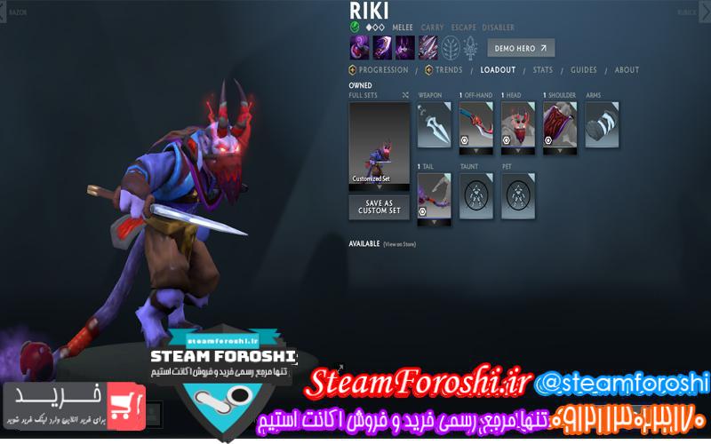 فروش اکانت دوتا ۲ کد ۳۶۷۵