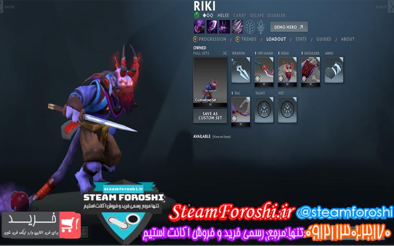 فروش اکانت دوتا ۲ کد ۳۶۷۸