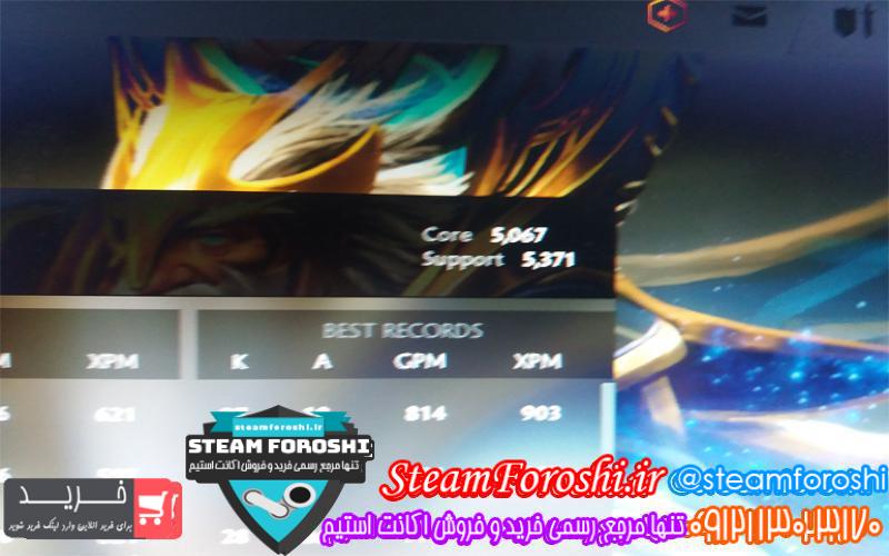 فروش اکانت دوتا ۲ کد ۳۷۰۴