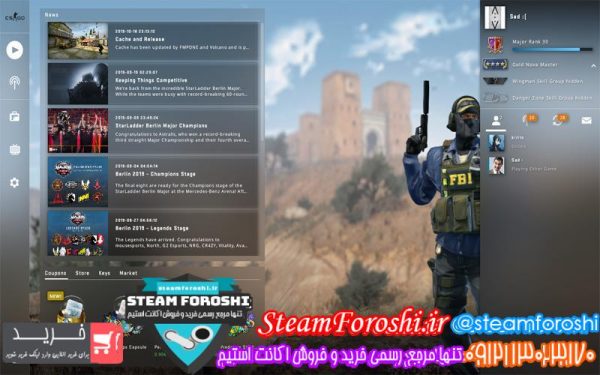 فروش اکانت cs go کد ۳۷۱۶