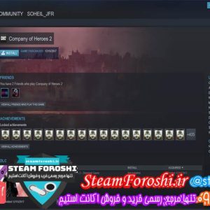 فروش اکانت استیم کد ۳۷۴۰