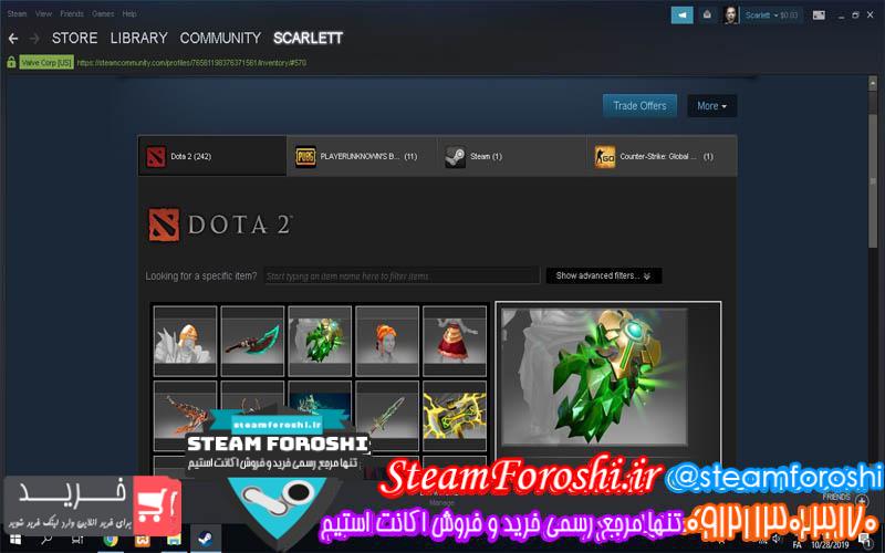 فروش اکانت استیم کد ۳۷۴۱