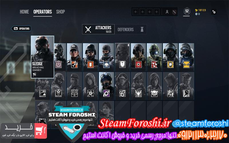 فروش اکانت استیم کد ۳۸۴۵