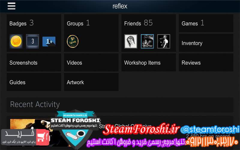 فروش اکانت cs go کد ۳۹۰۱