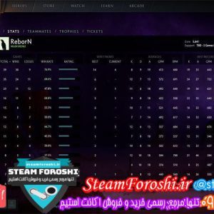 فروش اکانت دوتا ۲ کد ۴۰۵۳