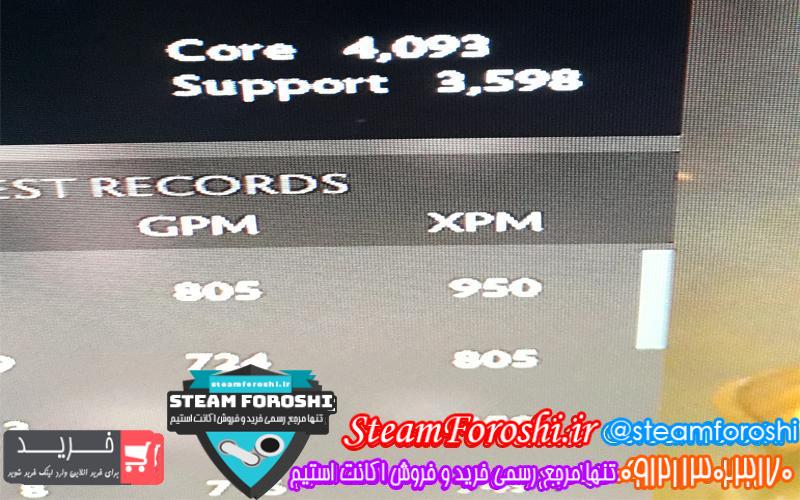 فروش اکانت دوتا ۲ کد ۴۲۰۱