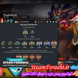 فروش اکانت دوتا ۲ کد ۴۲۸۷