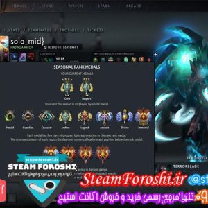 فروش اکانت دوتا ۲ کد ۴۲۸۹