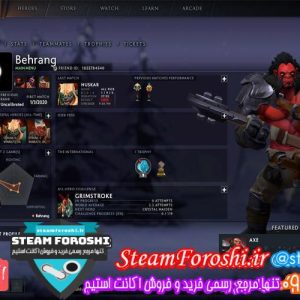 فروش اکانت دوتا ۲ کد ۴۲۹۴