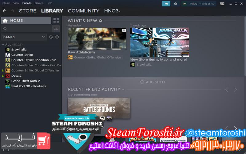 فروش اکانت استیم کد ۴۳۴۴