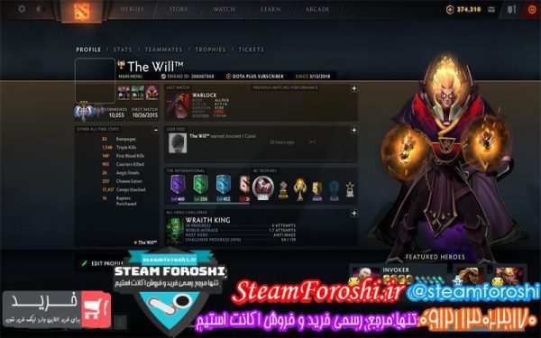 فروش اکانت استیم کد ۴۳۴۷