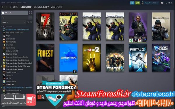 فروش اکانت استیم کد ۴۳۶۲